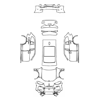 Pre-Cut PPF BMW X3 Standard Wheelbase M Sport 2020 - PPF-Kits