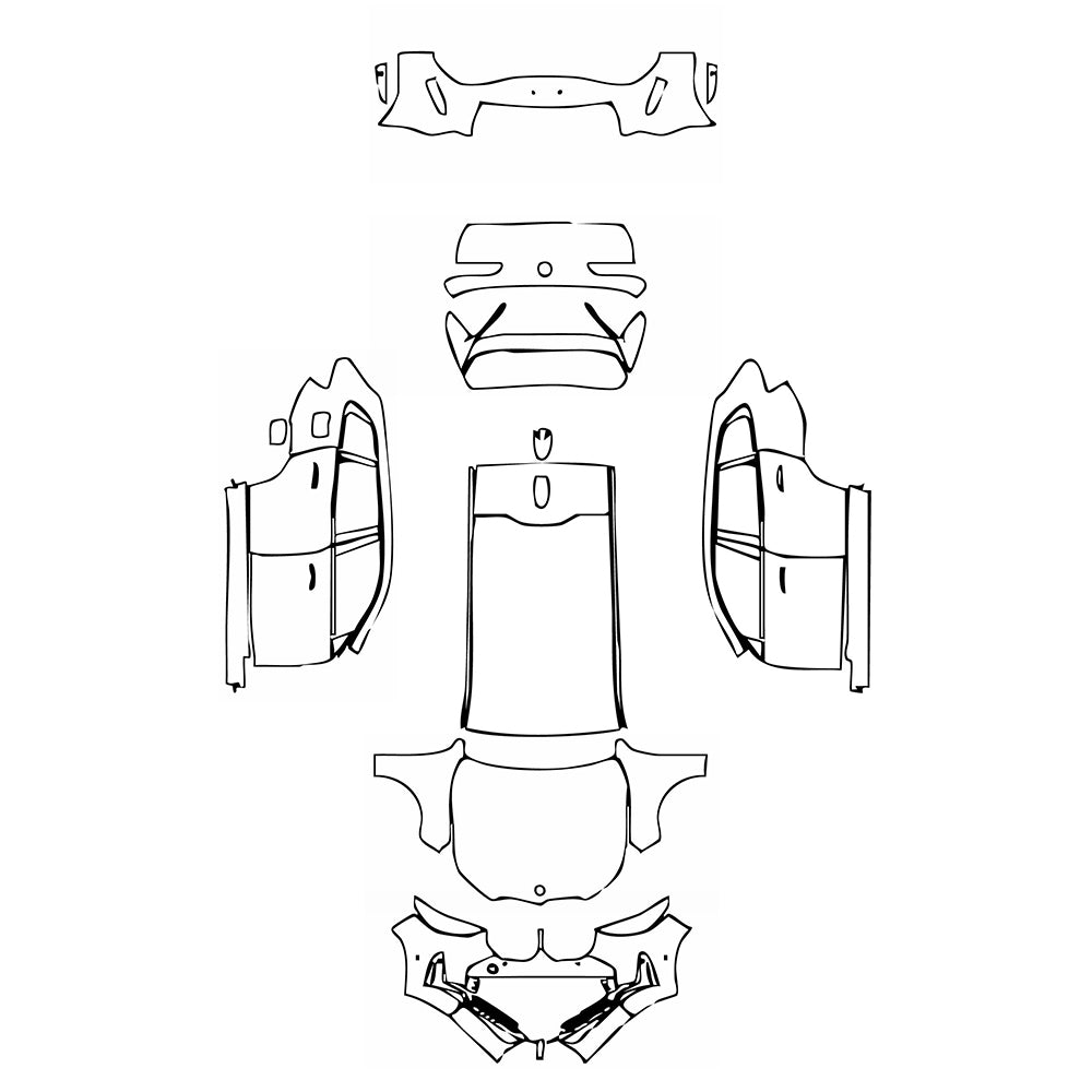 Pre-Cut PPF BMW X3 Standard Wheelbase M Sport 2025 - PPF-Kits