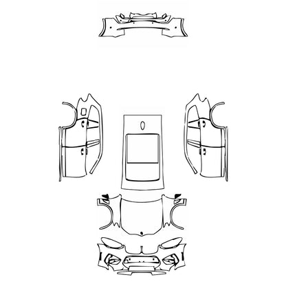 Pre-Cut PPF BMW X3 Standard Wheelbase X3 M 2021 - PPF-Kits