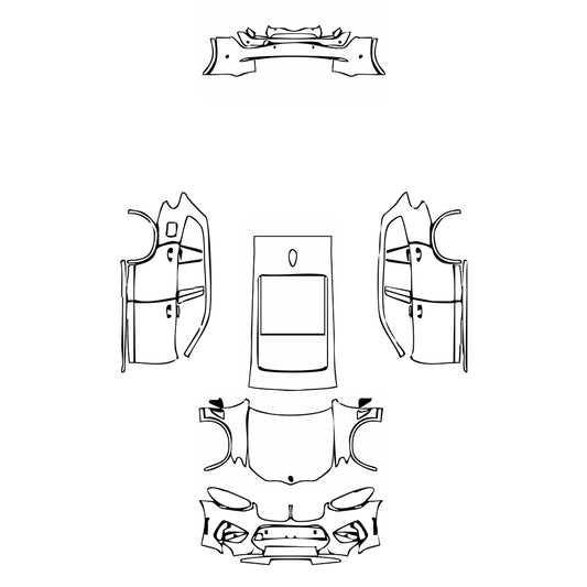 Pre-Cut PPF BMW X3 Standard Wheelbase X3 M 2021 - PPF-Kits
