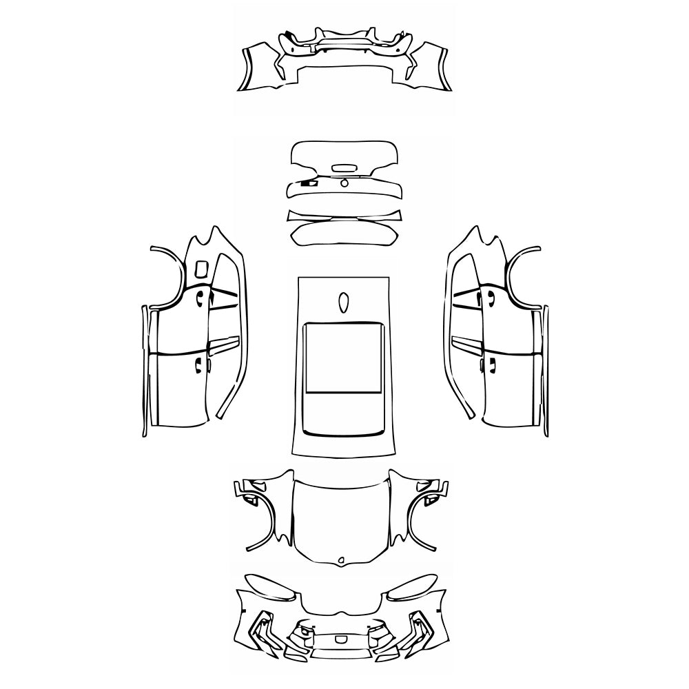 Pre-Cut PPF BMW X3 Standard Wheelbase X3 M 2024 - PPF-Kits