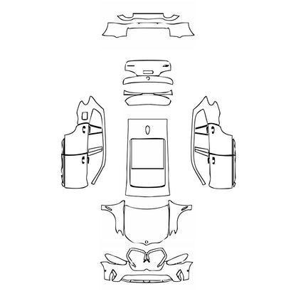 Pre-Cut PPF BMW X3 Standard Wheelbase xLine 2023 - PPF-Kits