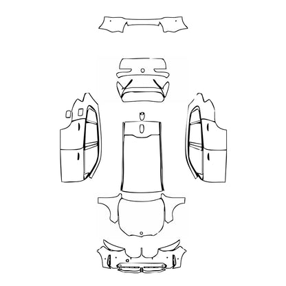 Pre-Cut PPF BMW X3 Standard Wheelbase xLine 2025 - PPF-Kits