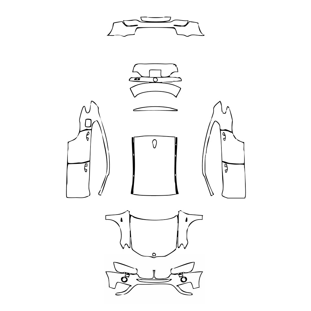 Pre-Cut PPF BMW X4 Base 2014 - PPF-Kits