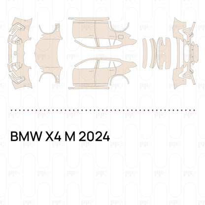 Voorgesneden PPF BMW X4 M 2024