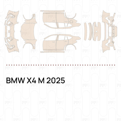 Voorgesneden PPF BMW X4 M 2025