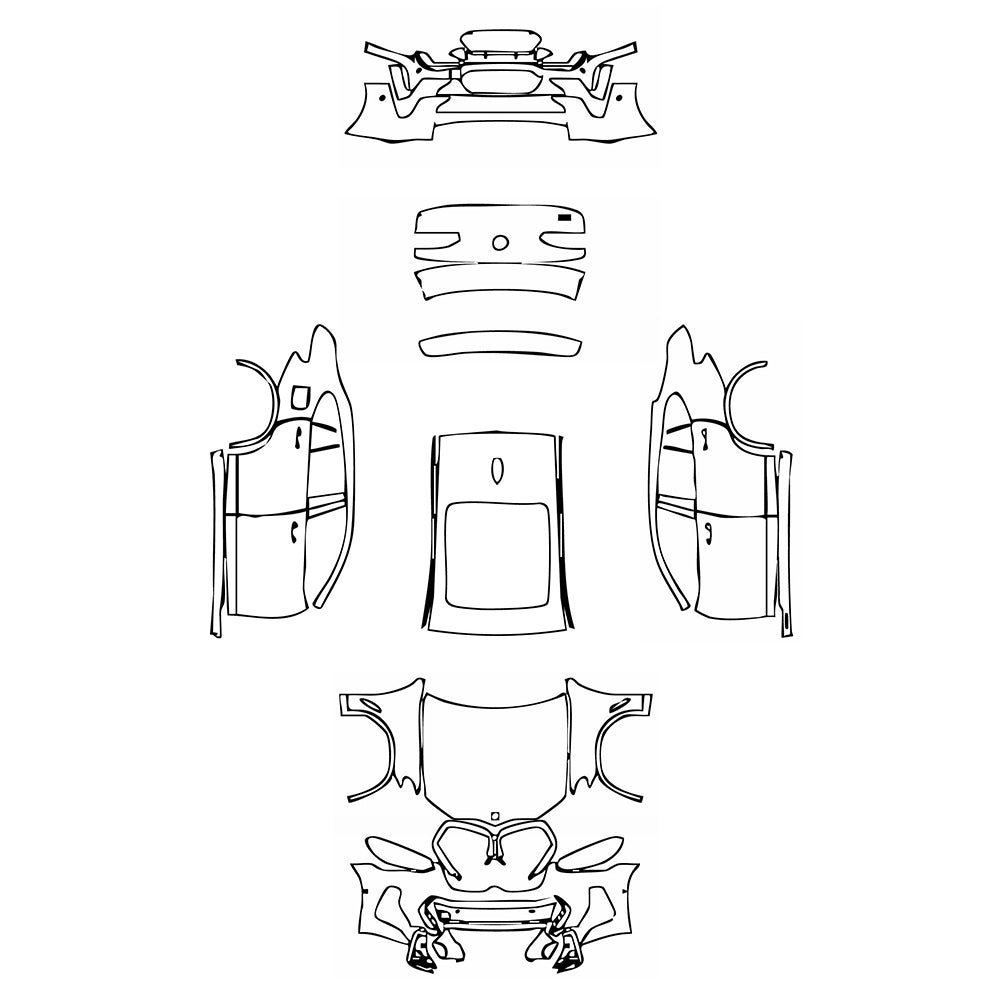 Pre-Cut PPF BMW X4 M Sport 2022 - PPF-Kits