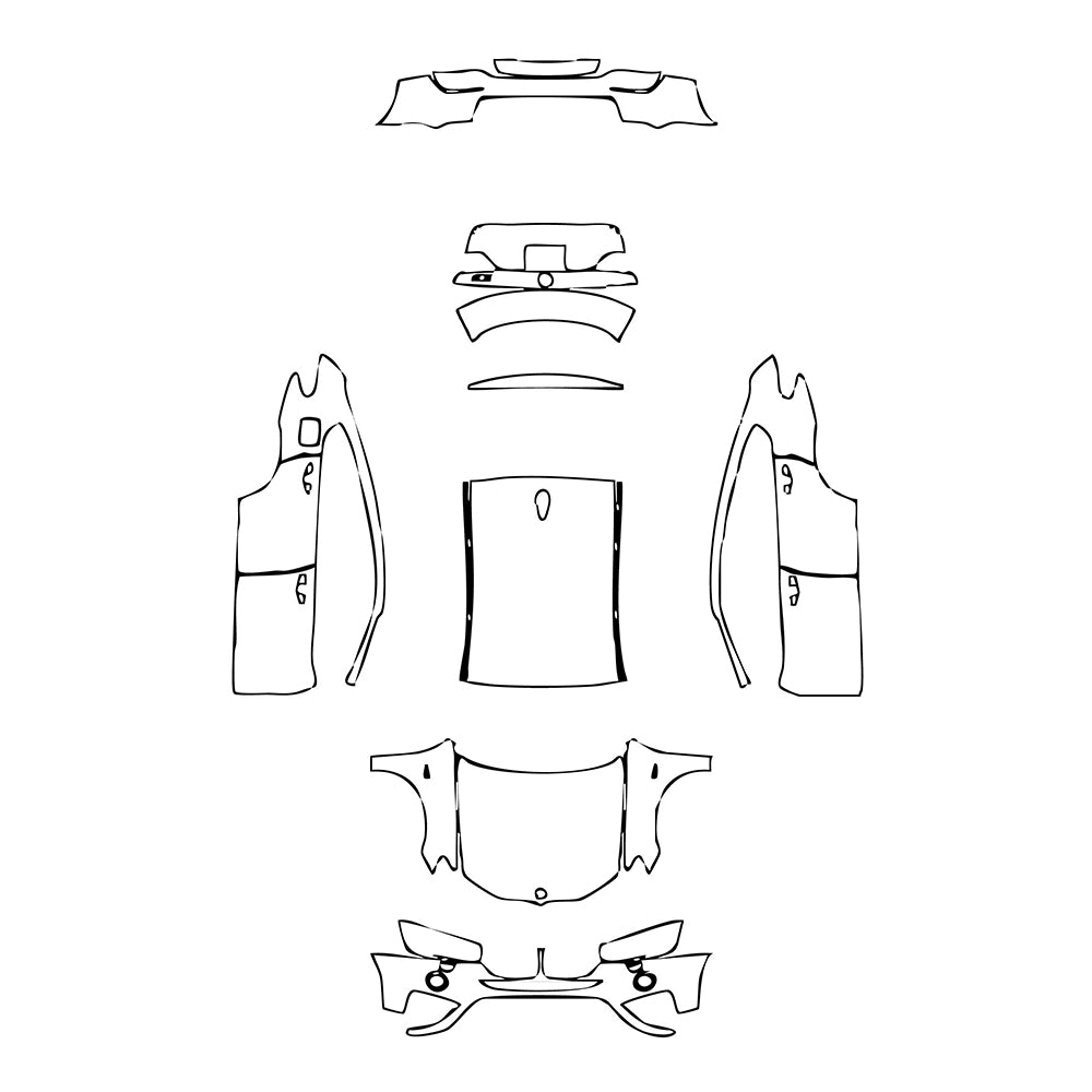 Pre-Cut PPF BMW X4 xLine 2014 - PPF-Kits