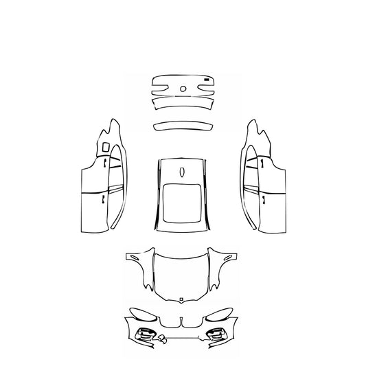 Pre-Cut PPF BMW X4 xLine 2019 - PPF-Kits