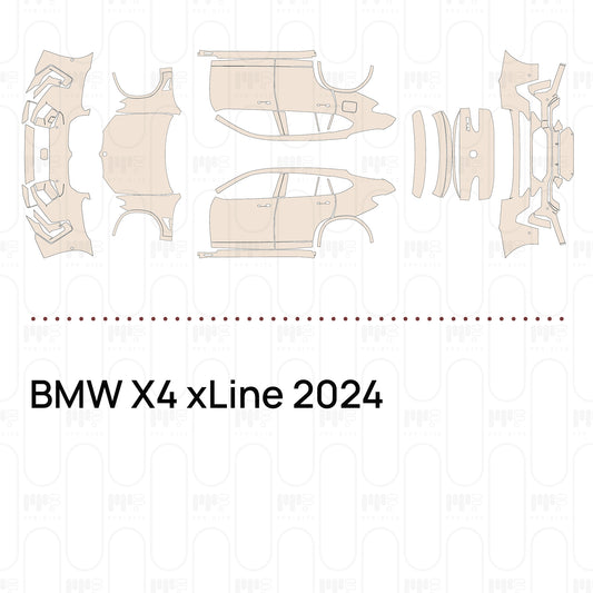 Voorgesneden PPF BMW X4 xLine 2024