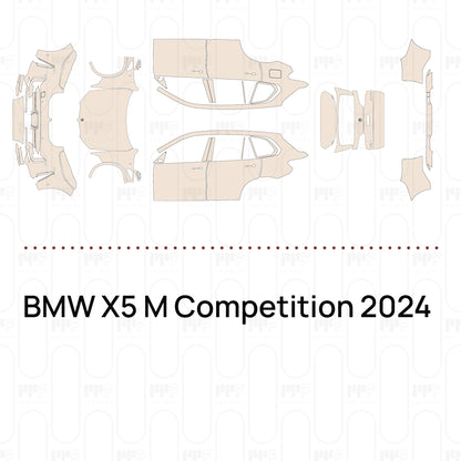 Voorgesneden PPF BMW X5 M Competition 2024