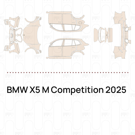 Voorgesneden PPF BMW X5 M Competition 2025