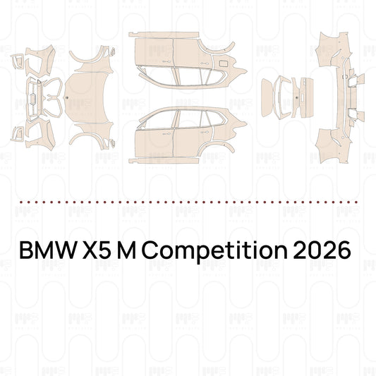 Voorgesneden PPF BMW X5 M Competition 2026