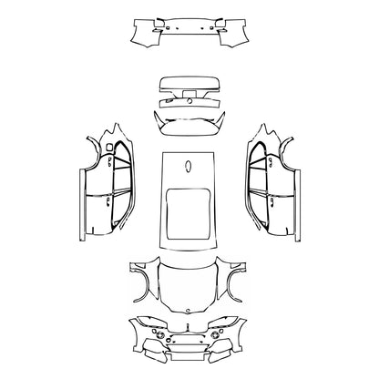 Pre-Cut PPF BMW X5 Standard Wheelbase M Sport 2018 - PPF-Kits