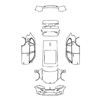 Pre-Cut PPF BMW X5 Standard Wheelbase xLine 2015 - PPF-Kits