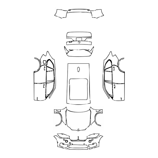 Pre-Cut PPF BMW X5 Standard Wheelbase xLine 2015 - PPF-Kits