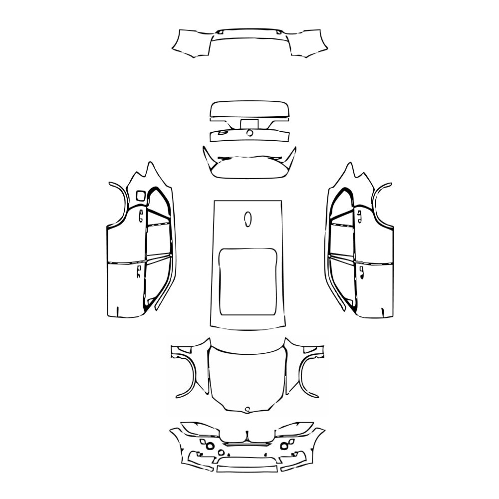 Pre-Cut PPF BMW X5 Standard Wheelbase xLine 2018 - PPF-Kits
