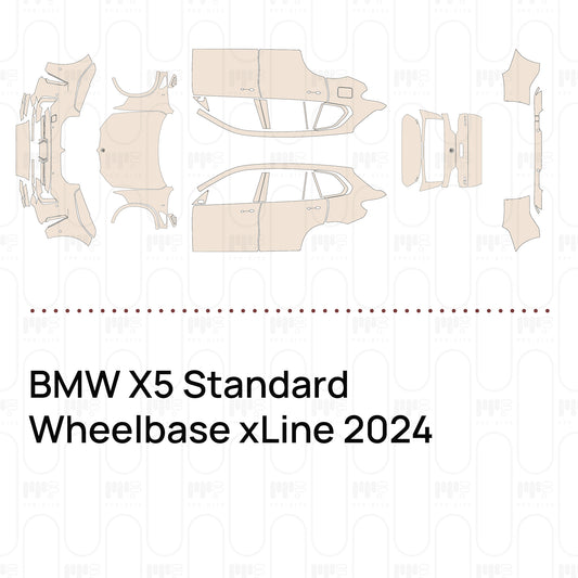 Voorgesneden PPF BMW X5 Standard Wheelbase xLine 2024