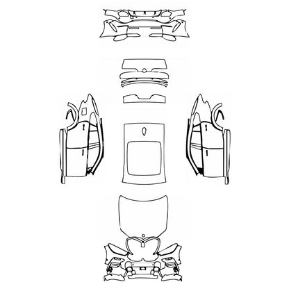 Pre-Cut PPF BMW X6 M50i 2022 - PPF-Kits