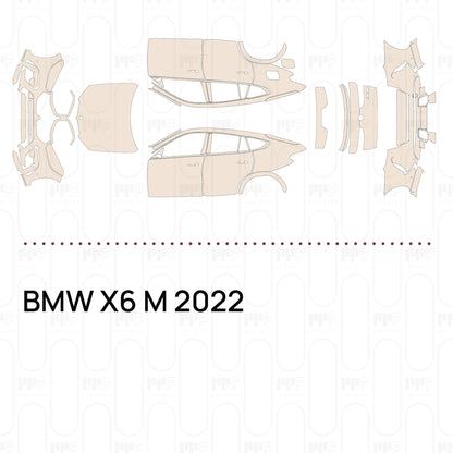 Voorgesneden PPF BMW X6 M 2022