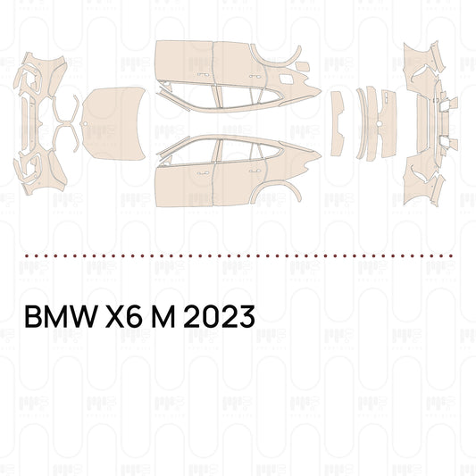 Voorgesneden PPF BMW X6 M 2023