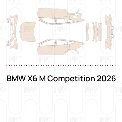 Voorgesneden PPF BMW X6 M Competition 2026