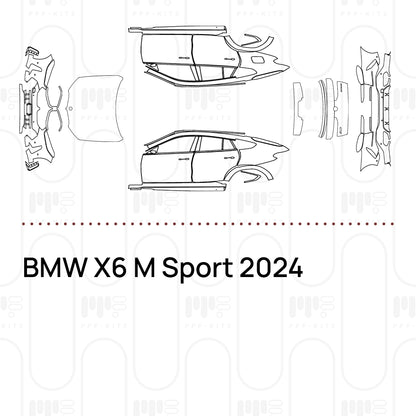 Voorgesneden PPF BMW X6 M Sport 2024