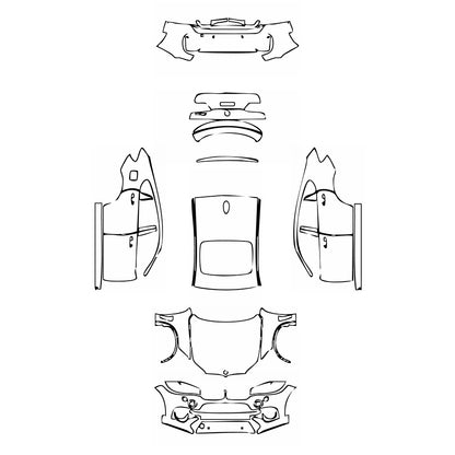 Pre-Cut PPF BMW X6 X6 M 2019 - PPF-Kits