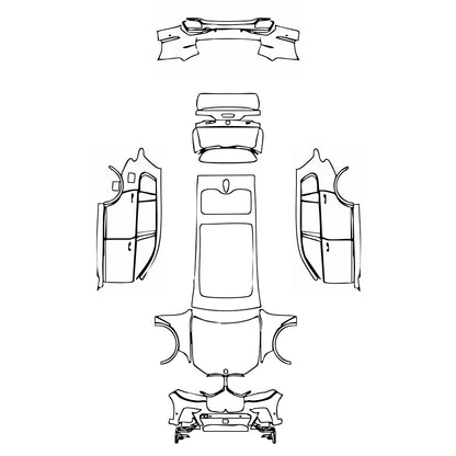 Pre-Cut PPF BMW X7 M50i 2019 - PPF-Kits