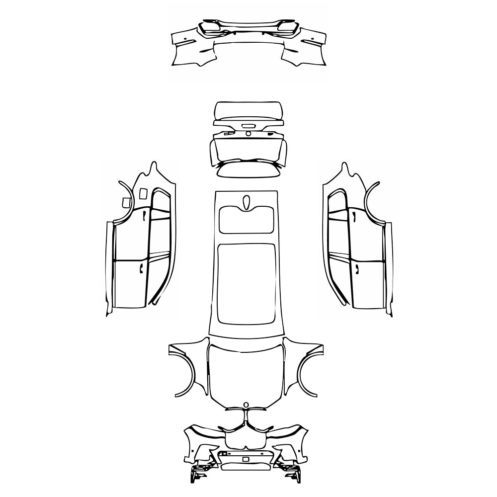 Pre-Cut PPF BMW X7 M50i 2021 - PPF-Kits
