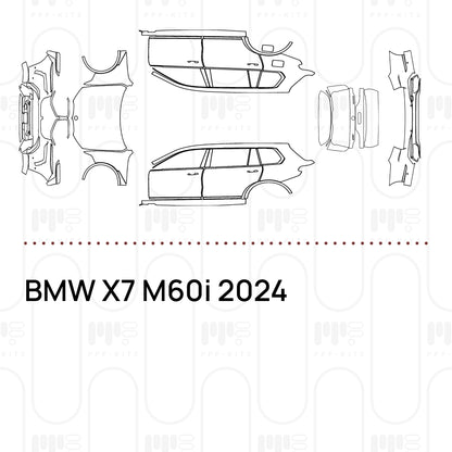 Voorgesneden PPF BMW X7 M60i 2024