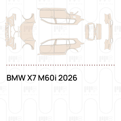 Voorgesneden PPF BMW X7 M60i 2026