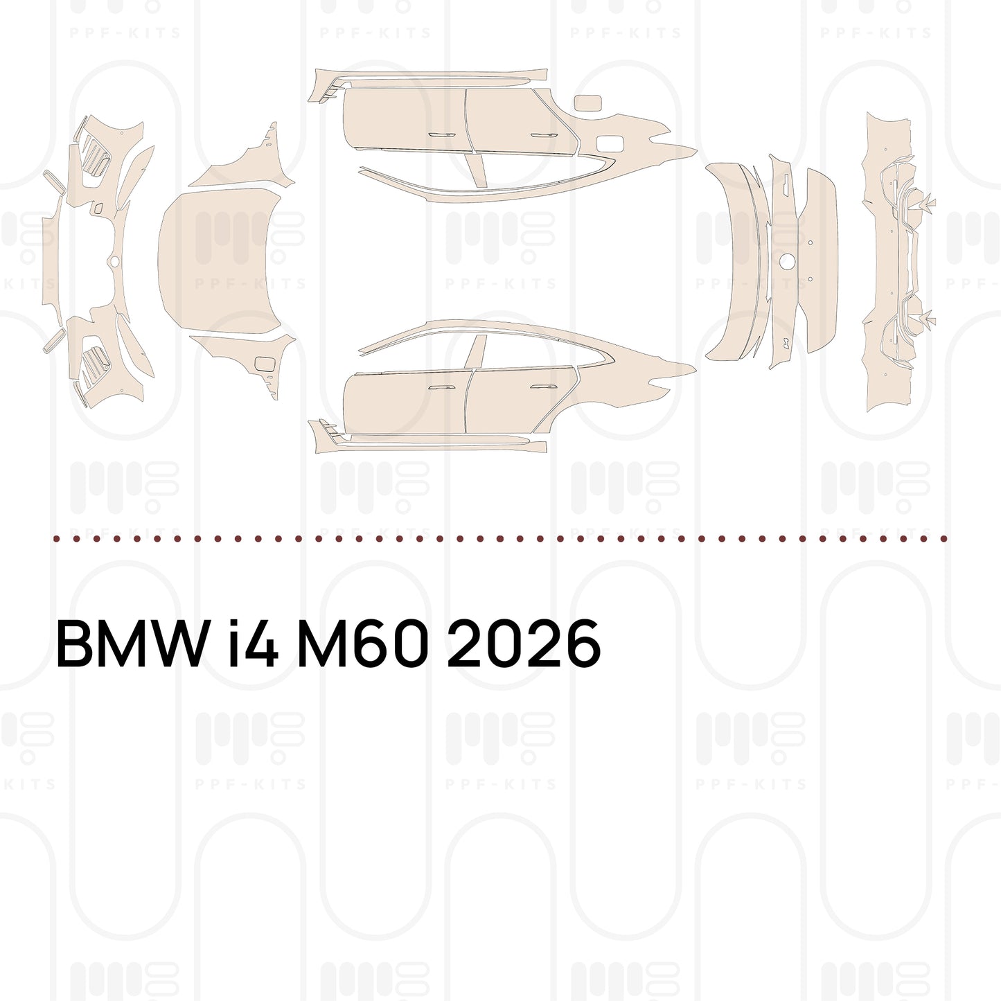 Voorgesneden PPF BMW i4 M60 2026