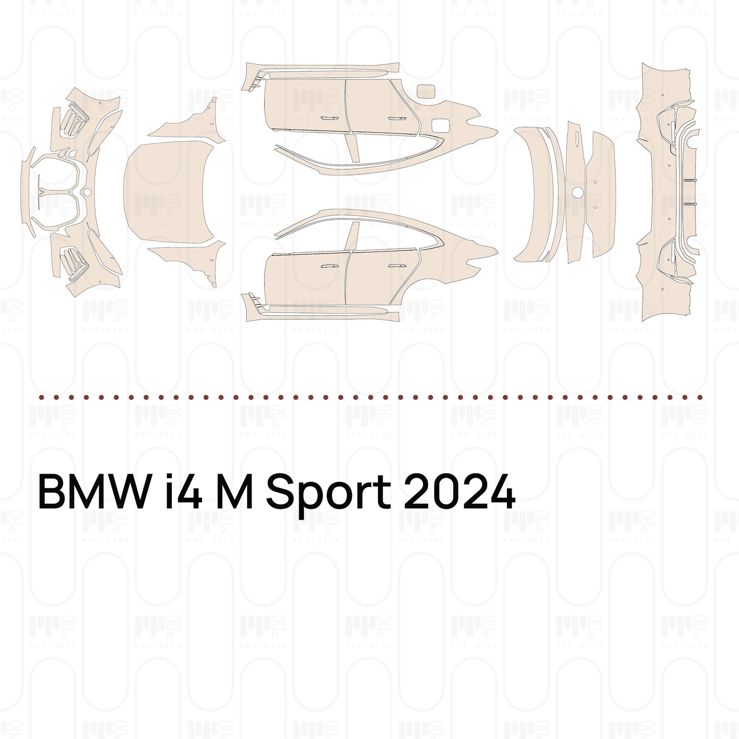 Voorgesneden PPF BMW i4 M Sport 2024