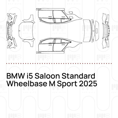 Voorgesneden PPF BMW i5 Saloon Standard Wheelbase M Sport 2025