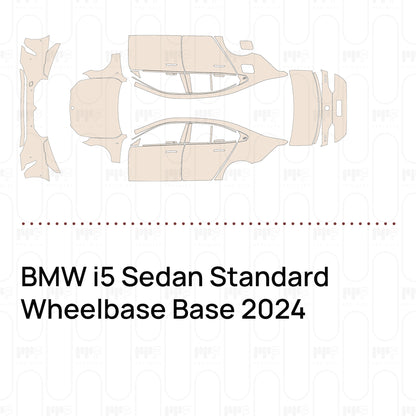Voorgesneden PPF BMW i5 Sedan Standard Wheelbase Base 2024