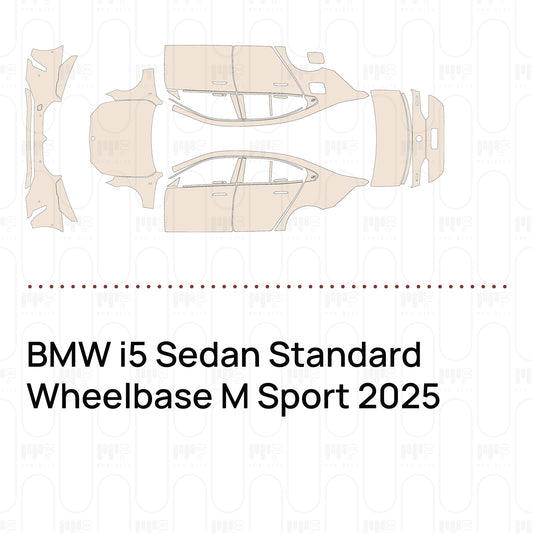 Voorgesneden PPF BMW i5 Sedan Standard Wheelbase M Sport 2025