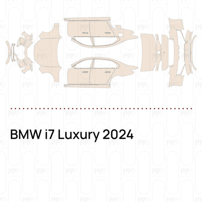 Voorgesneden PPF BMW i7 Luxury 2024