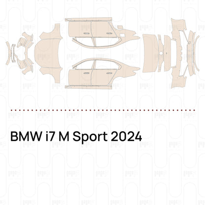 Voorgesneden PPF BMW i7 M Sport 2024