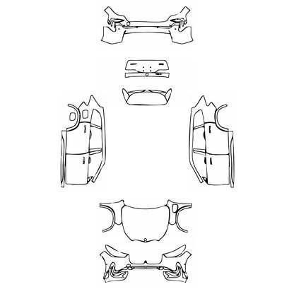 Pre-Cut PPF BMW iX1 Extended Wheelbase xLine 2023 - PPF-Kits