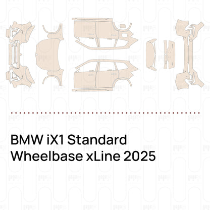 Voorgesneden PPF BMW iX1 Standard Wheelbase xLine 2025