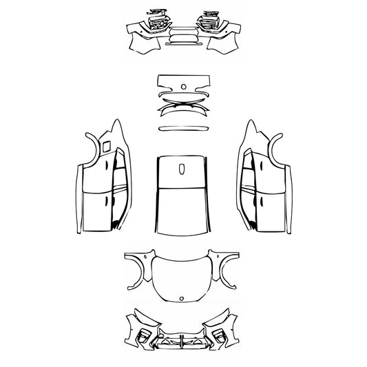 Pre-Cut PPF BMW iX2 M Sport 2025 - PPF-Kits