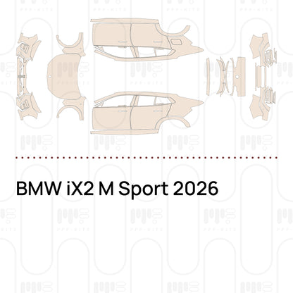 Voorgesneden PPF BMW iX2 M Sport 2026