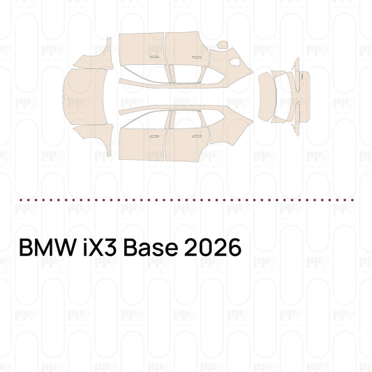Voorgesneden PPF BMW iX3 Base 2026
