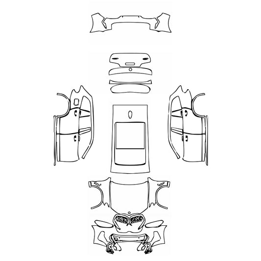 Pre-Cut PPF BMW iX3 M Sport 2022 - PPF-Kits