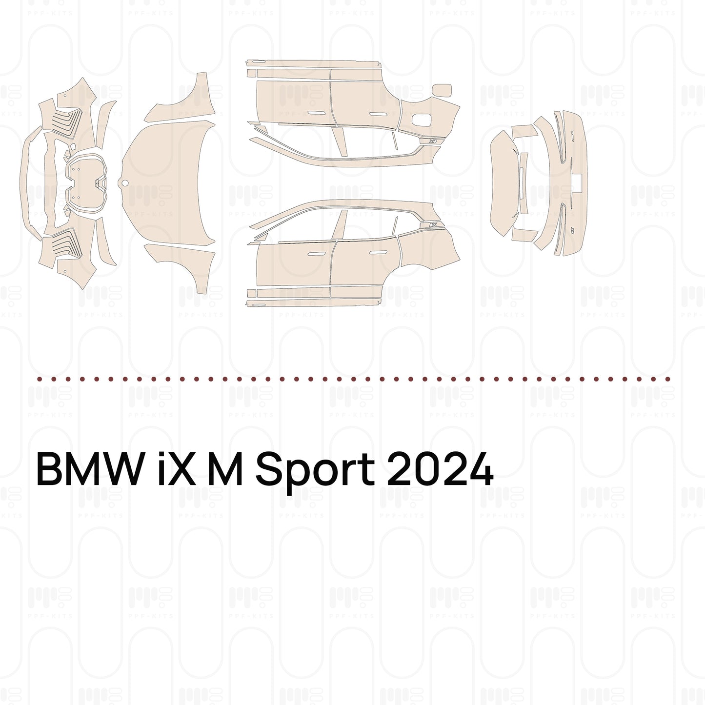 Voorgesneden PPF BMW iX M Sport 2024