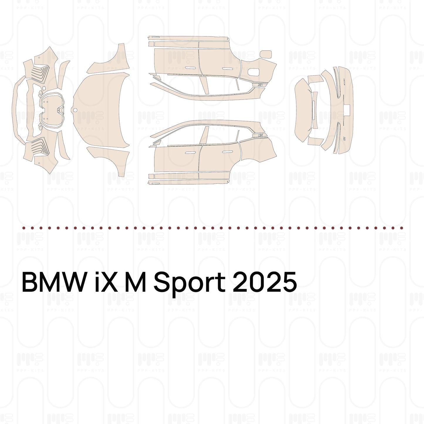 Voorgesneden PPF BMW iX M Sport 2025