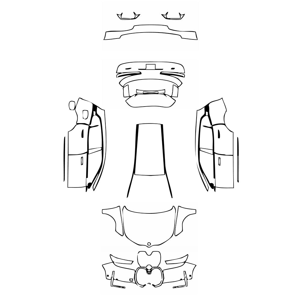 Pre-Cut PPF BMW iX Shadowline 2023 - PPF-Kits