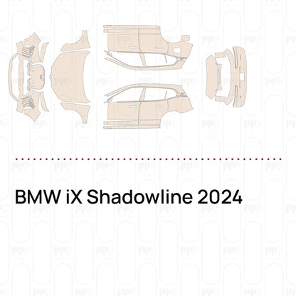 Voorgesneden PPF BMW iX Shadowline 2024