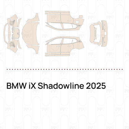 Voorgesneden PPF BMW iX Shadowline 2025